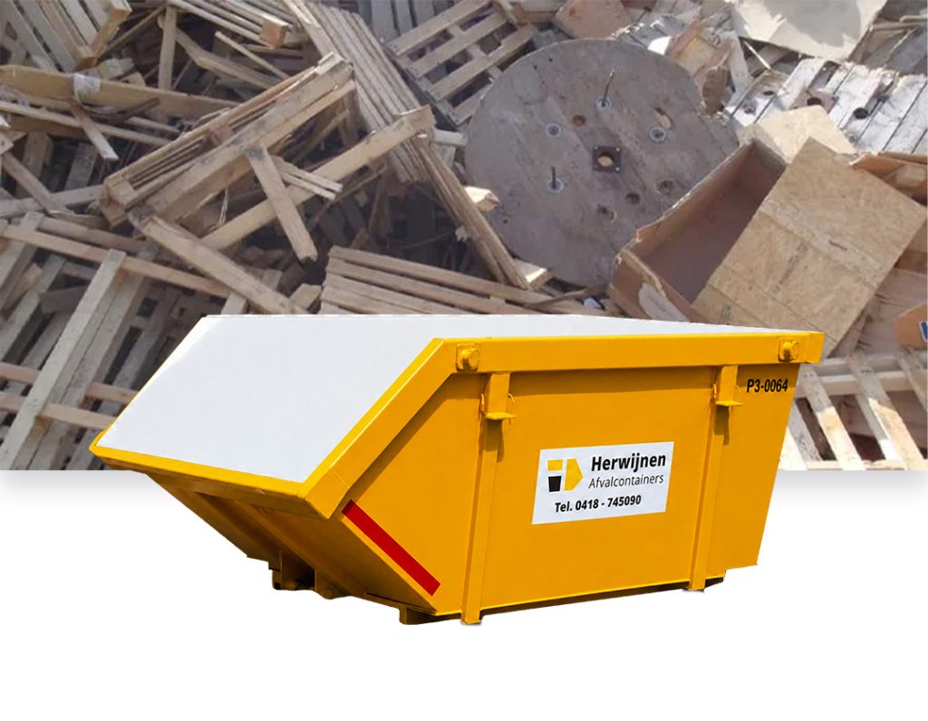 Houtafval container